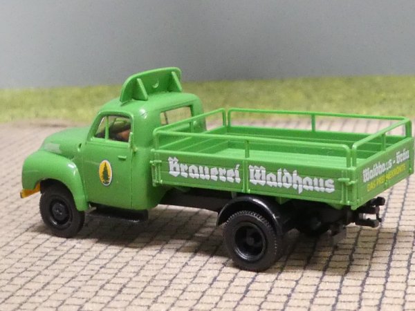 1/87 Brekina Opel Blitz Brauerei Waldhaus Bierpritsche