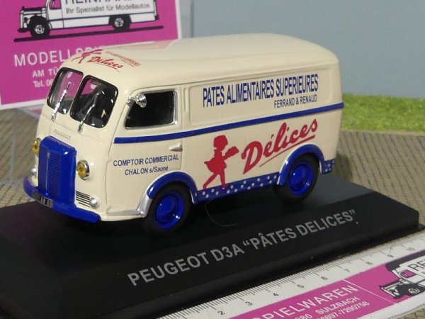 1/43 Peugeot D3A Pates Delices