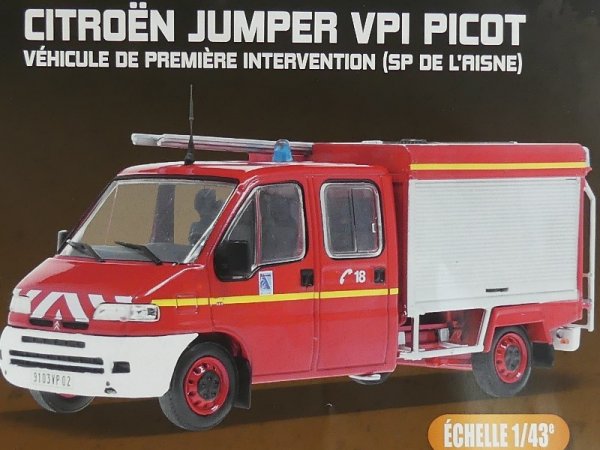 1/43 IXO Citroen Jumper VPI PICOT Pompiers Feuerwehr KL007