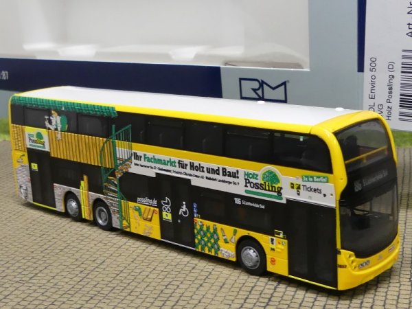 1/87 Rietze Alexander Dennis Enviro 500 BVG - Holz Possling 78013