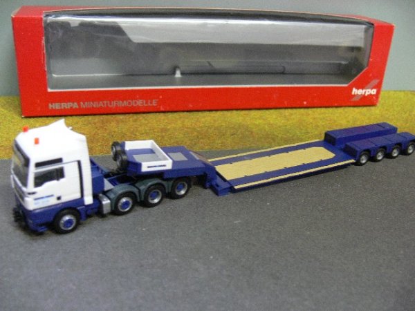 1/87 Herpa MAN TGX  XXL Breuer & Wasel Pendel-X Sattelzug 155069