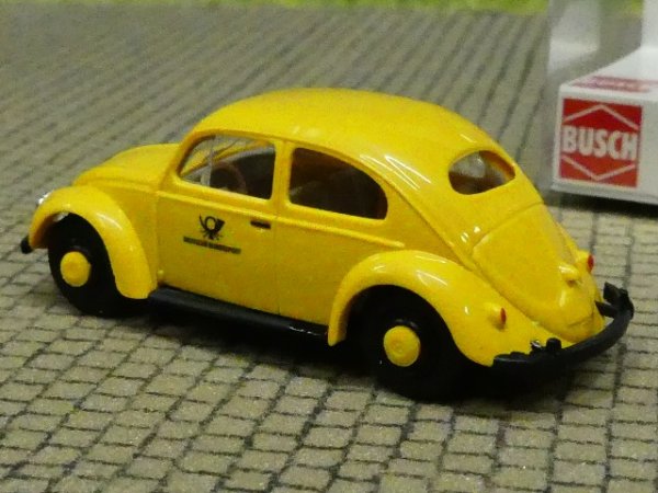 1/87 Busch VW Käfer mit Ovalfenster Deutsche Bundespost Fahrschule 52960