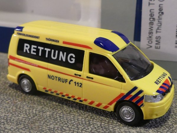 1/87 Rietze VW T5 GP Emergency Medical Service Thüringen 53622