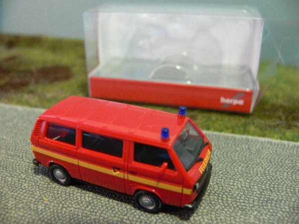 1/87 Herpa VW T3 Bus Feuerwehr 091848