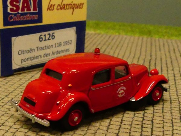 1/87 SAI Citroen Traction 11A Pompiers des Ardennes 6126