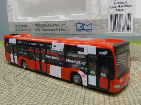 1/87 Rietze MB Citaro 11 traffiq - Museumsufer Frankfurt 68735