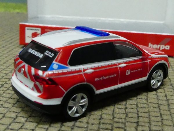 1/87 Herpa VW Tiguan Werkfeuerwehr Messe Hannover Interschutz 2022 941402