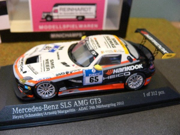 1/43 Minichamps MB SLS AMG GT3 Hankook Team Heico Heyer 437123265