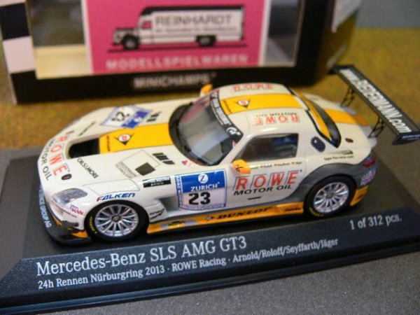 1/43 Minichamps MB SLS AMG GT3 Rowe Racing Arnold #23 410133223