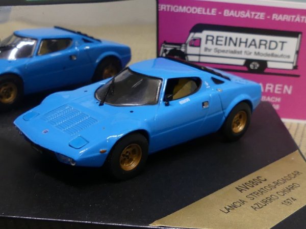 1/43 Vitesse Lancia Stratos Roadcar Azurro Chiaro 1974 V080C