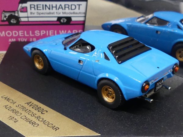 1/43 Vitesse Lancia Stratos Roadcar Azurro Chiaro 1974 V080C