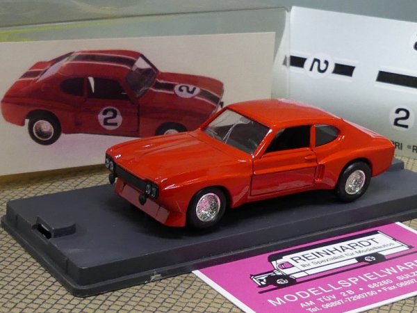 1/43 Verem Ford Capri rot mit Decals REF 415.14