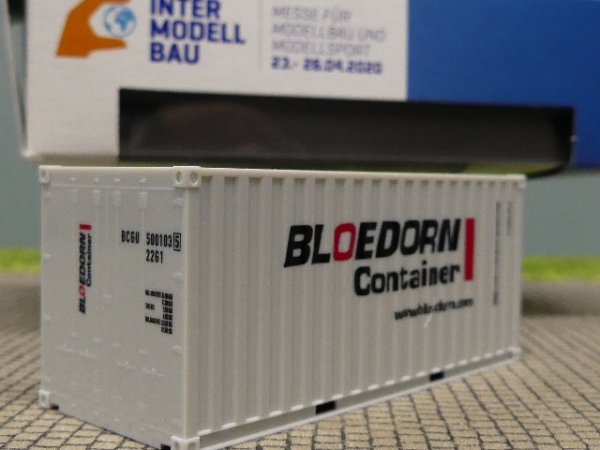 1/87 Herpa 20ft.Container Bloedorn Sondermodell Intermodellbau 2020