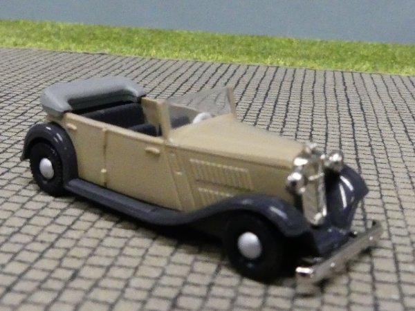 1/87 Brekina Wanderer Cabrio graubeige, Kotflügel grau 1704 #4