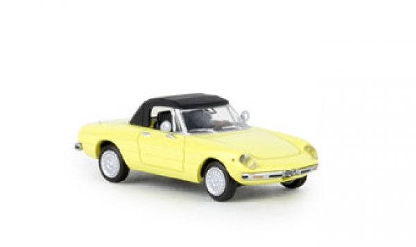 1/87 Brekina Alfa Romeo Spider geschlossen gelb 29608