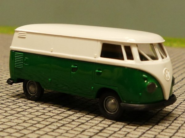 1/87 Brekina # 1175 VW T1 b Kasten weiß/grün Sondermodell Reinhardt