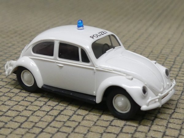 1/87 Brekina VW Käfer Polizei aus Set weiß