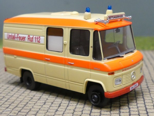 1/87 Brekina MB L 508 RTW Rettungsdienst Düren 36923