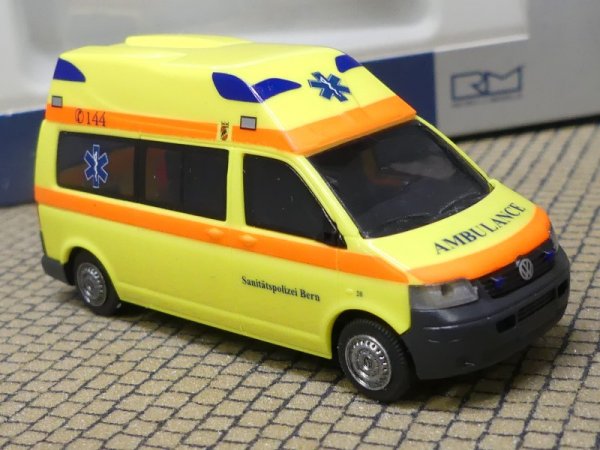 1/87 Rietze VW T5 LR Hornis Sanitätsdienst Bern CH 51719