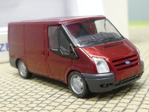 1/87 Rietze Ford Transit 6 dunkelrot metallic 21501