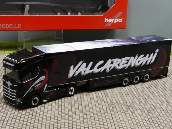 1/87 Herpa Scania CS 20 HD Kühlkoffer SZ Bruno Valcarenghi II 310758