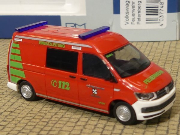 1/87 Rietze VW T6 Feuerwehr Petersberg 53874