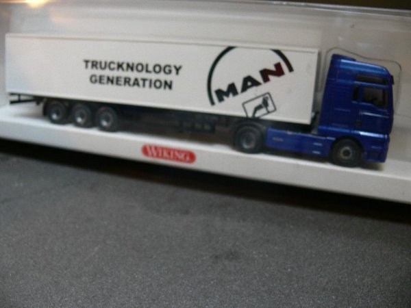 1/87 Wiking MAN TGA XXL MAN Trucknology Generation Koffer-SZ 538 05 B