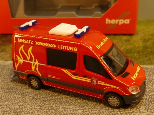 1/87 Herpa MB Sprinter Hochdach Feuerwehr Wilsdruff 093491