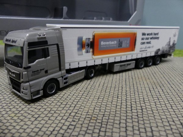 1/87 Herpa MAN TGX XXL E6 Spedition Land Gardinenplanen SZ 940825