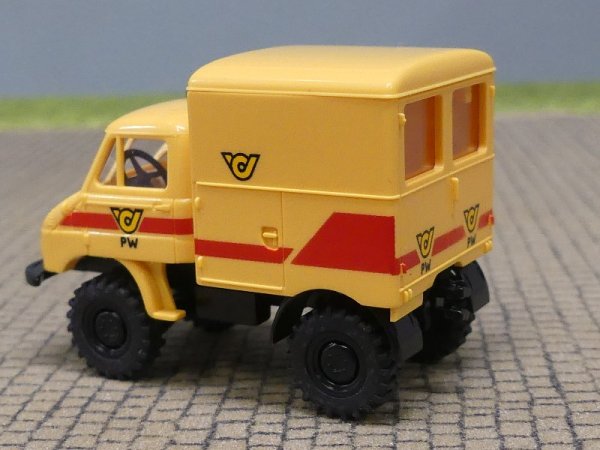 1/87 Brekina Unimog 411 Post Österreich Kasten