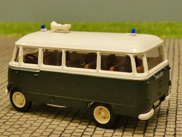 1/87 Brekina MB 319 Polizei weiß grün Bus 36161