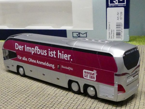 1/87 Rietze Neoplan Cityliner C07 Bohr Reisen - Impfbus 67139