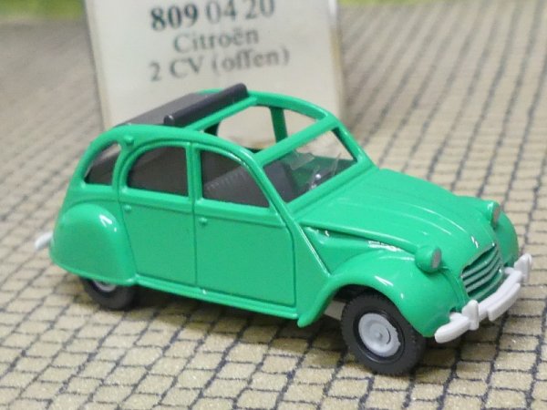 1/87 Wiking Citroen 2CV grün (offen) 809 04