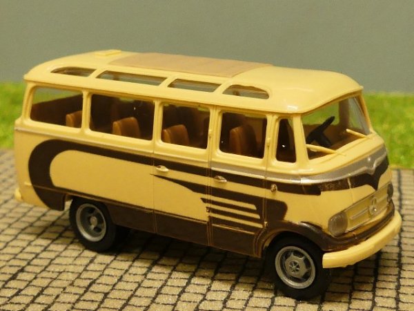 1/87 Brekina MB 319 Bus beige/braune Zierstreifen 3614