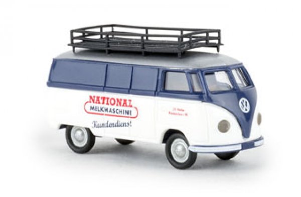 1/87 Brekina # 2101 VW T1 a NATIONAL Melkmaschinen Kasten 32062