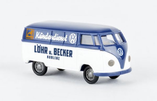 1/87 Brekina # 2135 VW T1 a Kasten Löhr u. Becker Kundendienst 32063