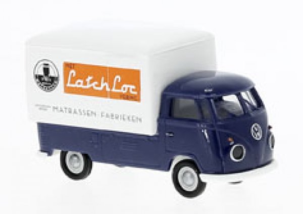 1/87 Brekina VW T1 Großraumkoffer LatchLoc-Matrassen NL 32873