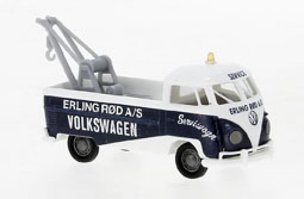 1/87 Brekina # 2187 VW T1 b Pritsche Erling Rod Norwegen 32979