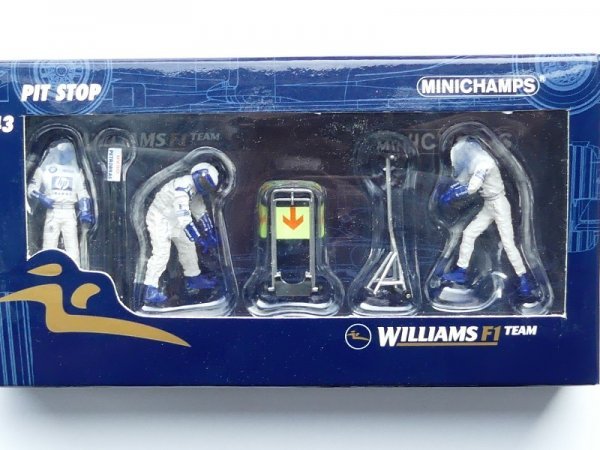 1/43 Minichamps Williams F1 Jack Set Pit Stop 343 100054