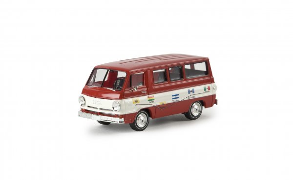 1/87 Brekina Dodge A 100 Bus Around the world 34318