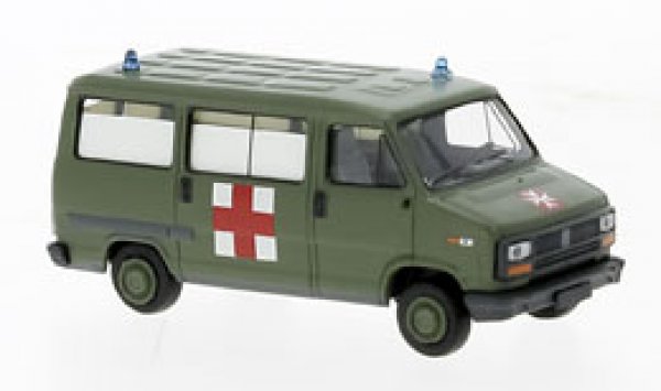 1/87 Brekina Fiat Ducato Ambulanza Militare It 34912