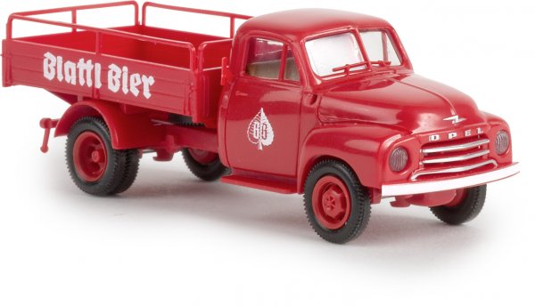 1/87 Brekina Opel Blitz Pritsche Blattl Bier ( A ) 35329