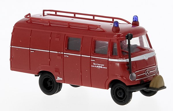 1/87 Brekina Mercedes LF 319 LF 8 Werksfeuerwehr Lanz 36612