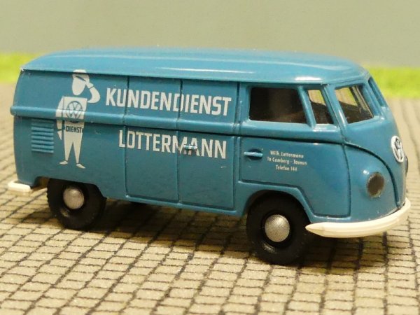 1/87 Brekina # 0224 VW T1 a Lottermann Kundendienst Kasten