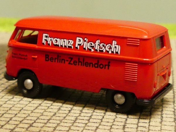 1/87 Brekina # 0240 VW T1 b Franz Pietsch Kasten Sondermodell