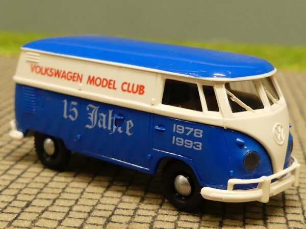 1/87 Brekina # 0263 VW T1 b 15 Jahre Volkswagen Modell Club