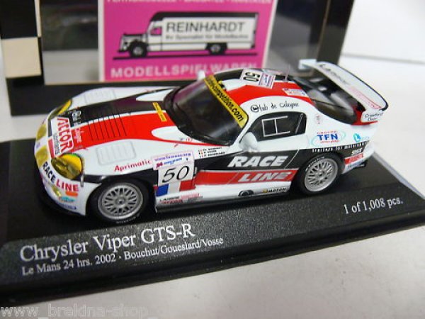 1/43 Minichamps Chrysler Viper GTS-R Le Mans 24 hrs #50 400021450