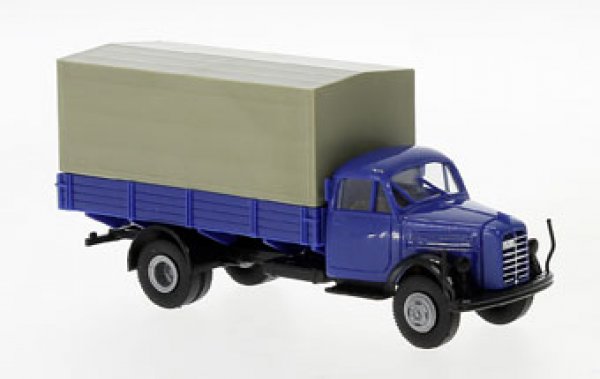 1/87 Brekina Borgward B 4500 Pr/Pl blau/schwarz 43029