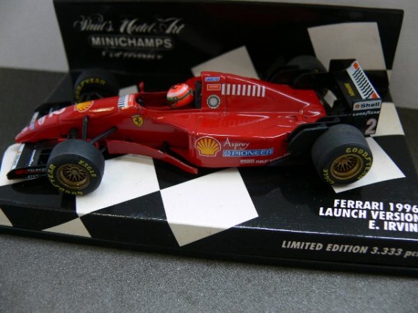 1/43 Minichamps Ferrari 1996 F1 Launch Version E.Irvine #2