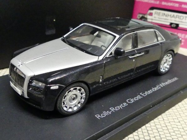 1/43 Kyosho Rolls Royce Ghost EWB Darkest Tungsten 05551TG